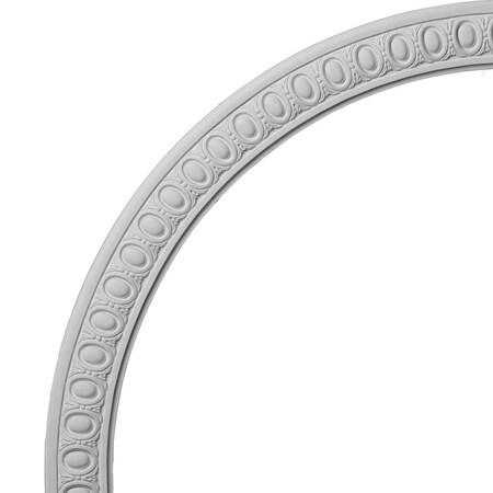 Ekena Millwork 42"OD x 36"ID x 3"W x 3/4"P Egg and Dart Ceiling Ring (1/4 of complete circle) CR20EG